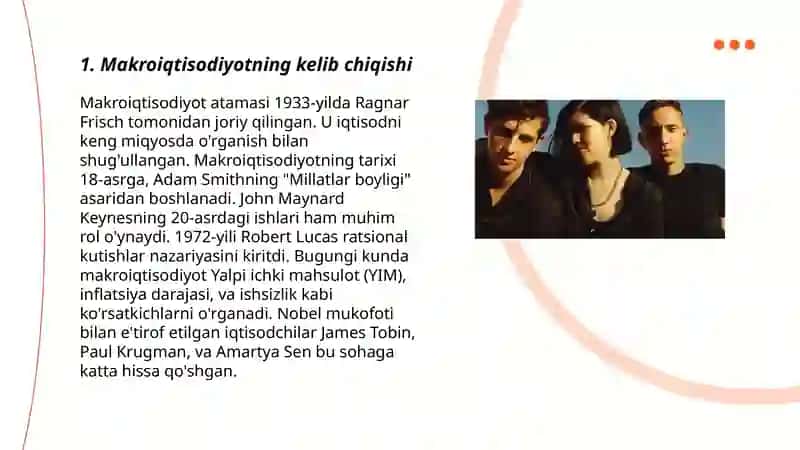 Makroiqtisodiyotning yuzaga kelishi va klassik maktab vakilarining iqtisodiy qarashlari 3