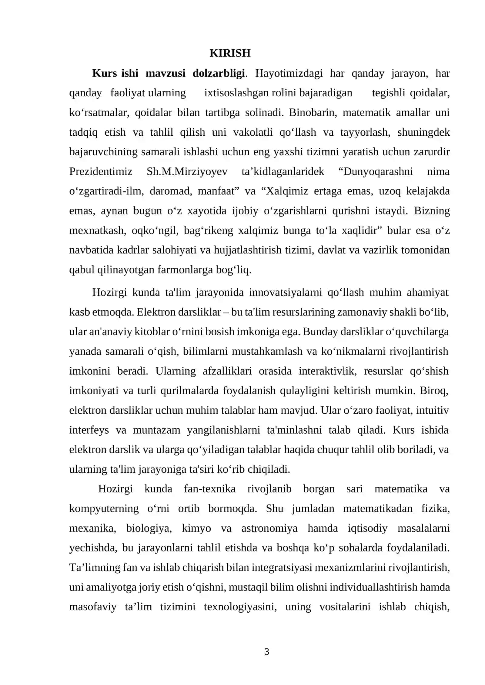 Elektron darsliklar va ularga qo'yiladigan talablar 3
