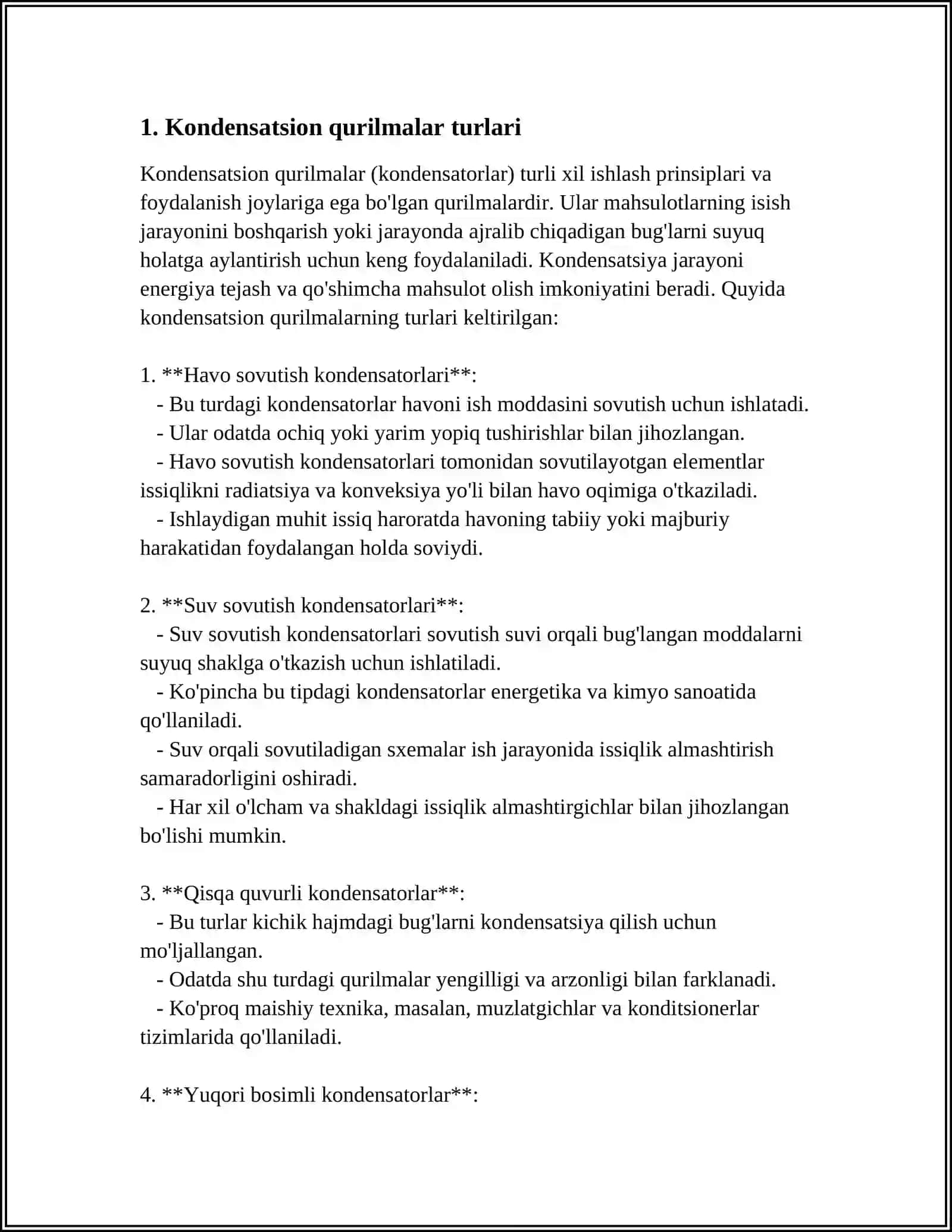 KONDENSATSION QURULMALAR 3