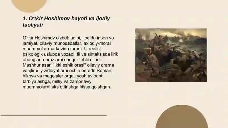 Oʻtkir hoshimov- ikki eshik orasi 3