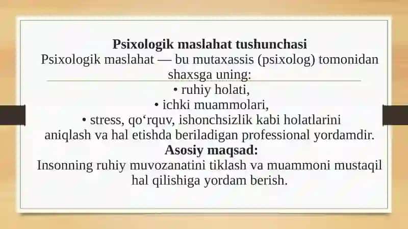 Psixologik maslaxatva kauching fanitarixi 3