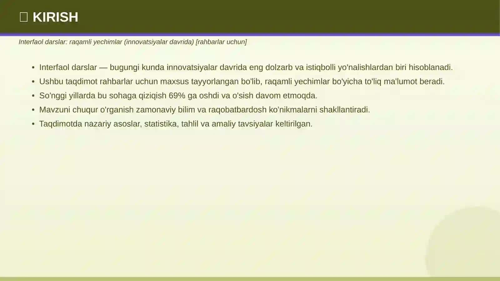 INTERFAOL DARSLAR 3