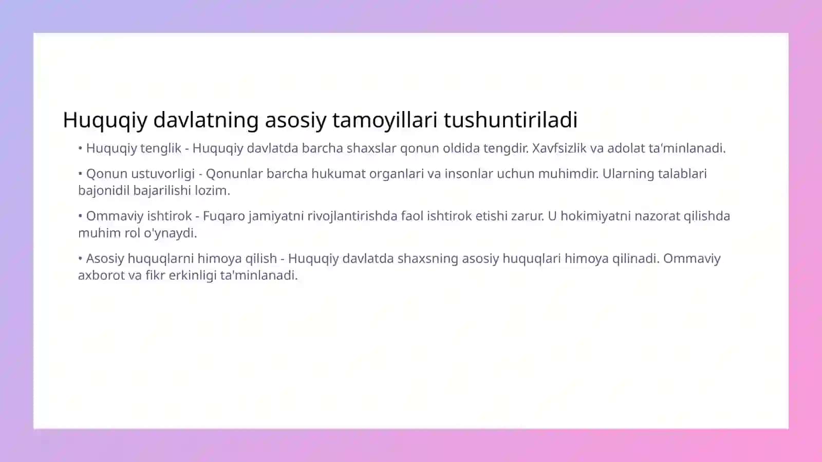 Huquqiy davlat va falsafiy asoslar 3