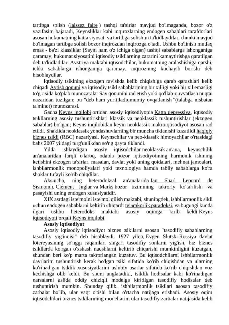 Ishbilarmonlik sikli nazariyasi,Dinamik makroiqtisodiyot 3