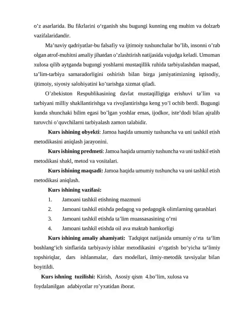 Jamoa haqida umumiy tushuncha va uni tashkil etish metodikasi 3