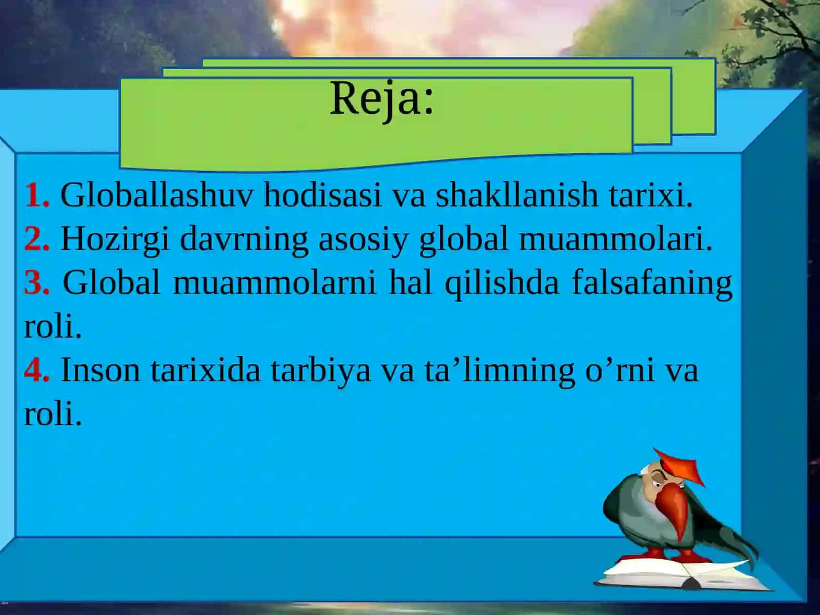 Globallashuvning tartibi 3