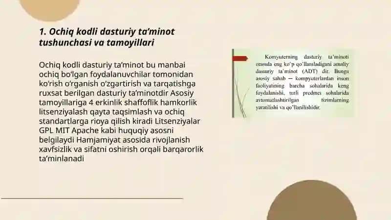 Ochiq kodli dasturiy ta’minot 3