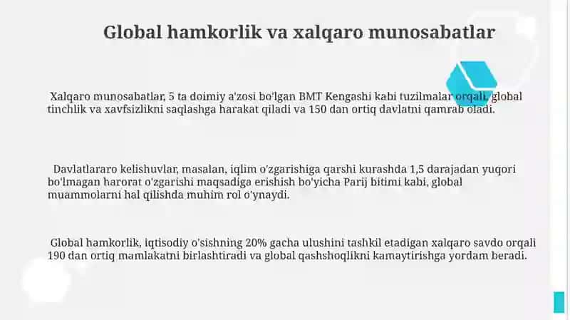 Barqaror rivojlanishning asosiy tamoyillari 3