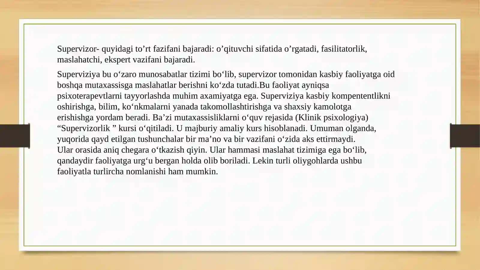 Superviziya samarali ijtimoiy ishni ta’minlash omili sifatida 3