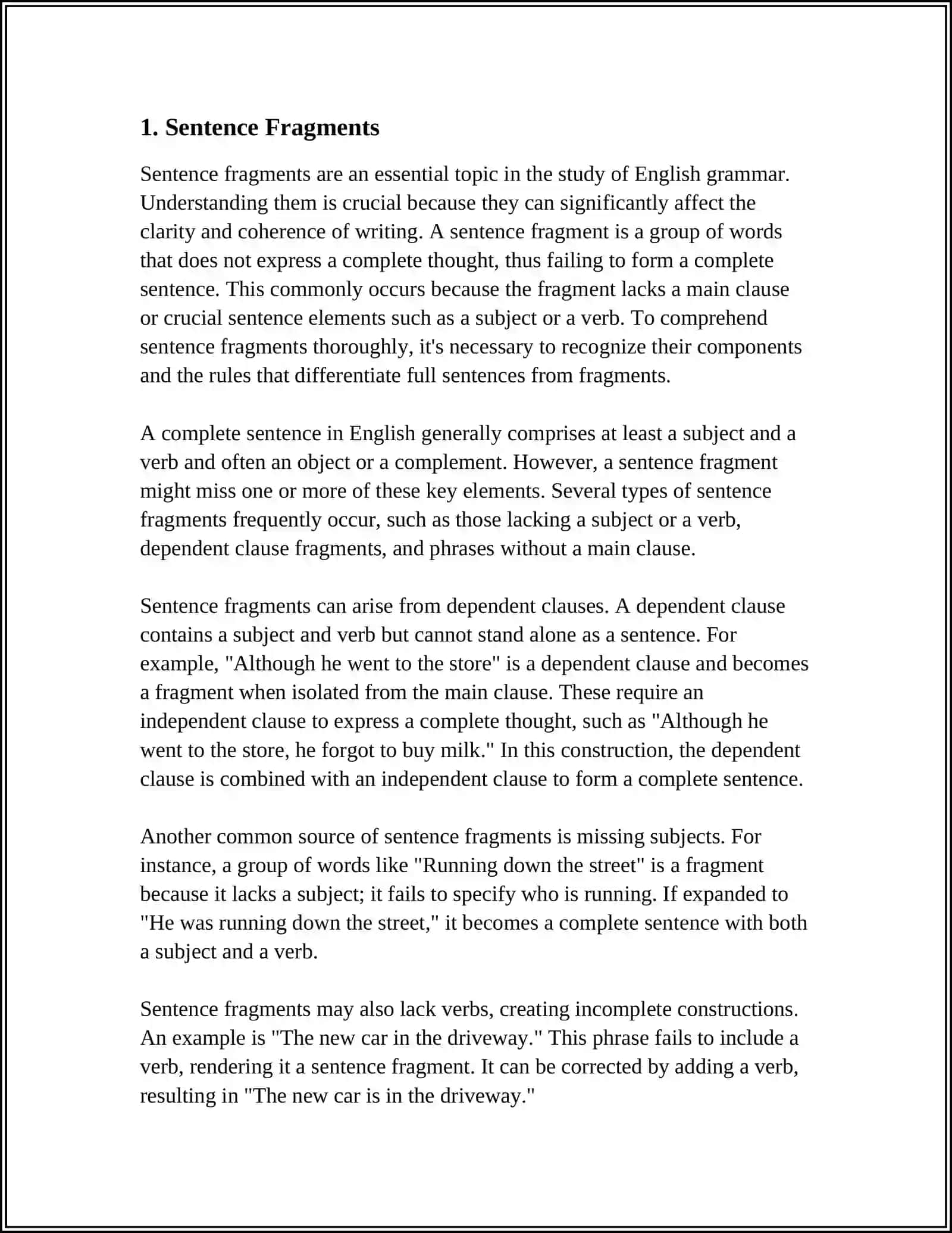 THE SECOND PART OF SENTENCES 3