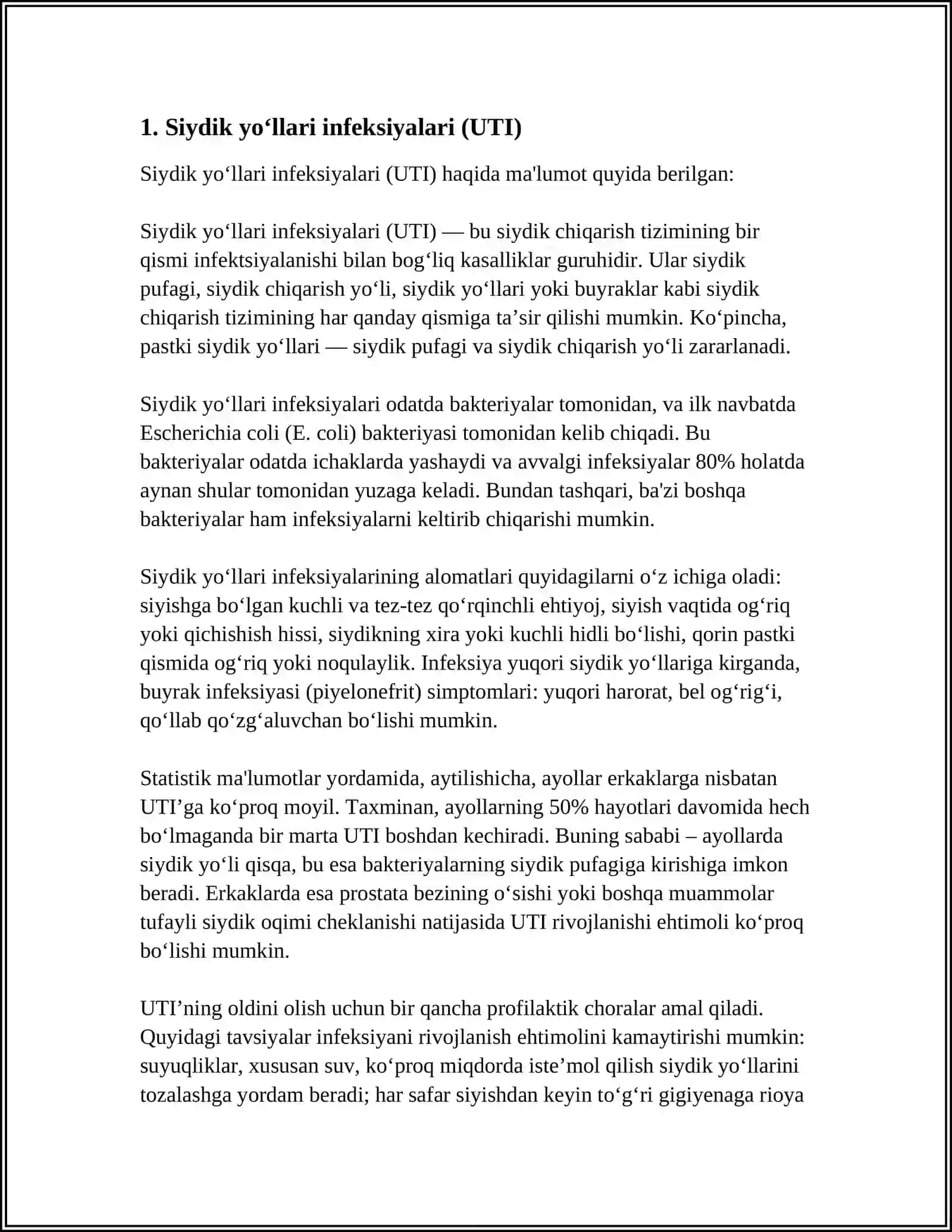 Siydik Ayirish Azolari Kasalliklari 3