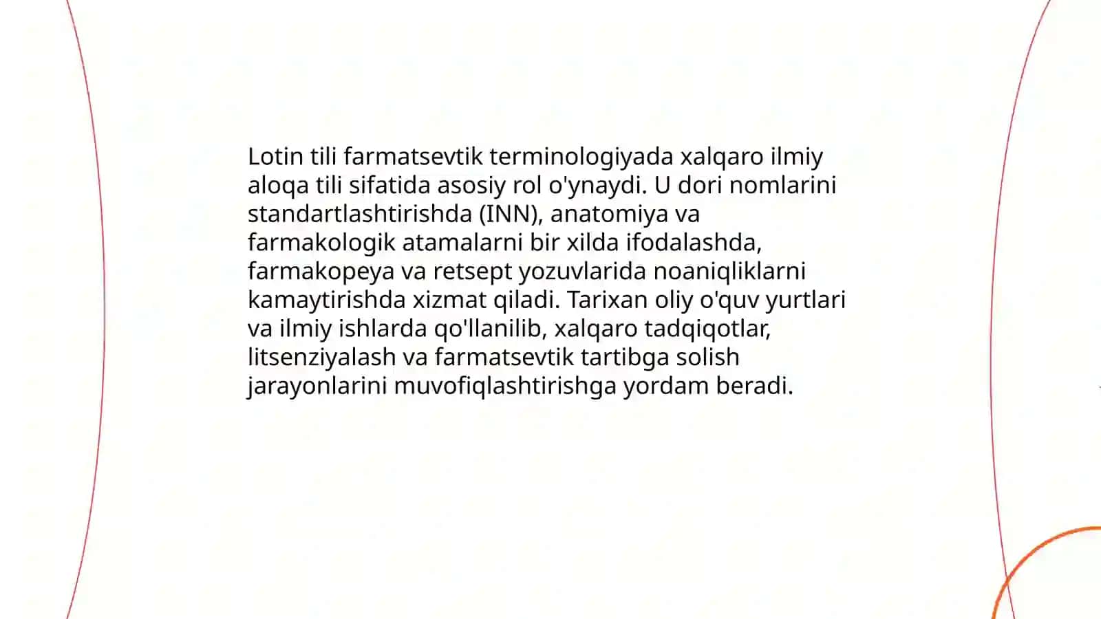 Farmatsevtik terminologiyada lotin tili 3