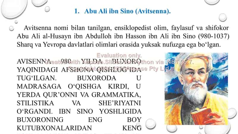 9. Markaziy Osiyo davlatlarida farmatsiyaning rivojlanishi. Taqdimot 13 bet. 3