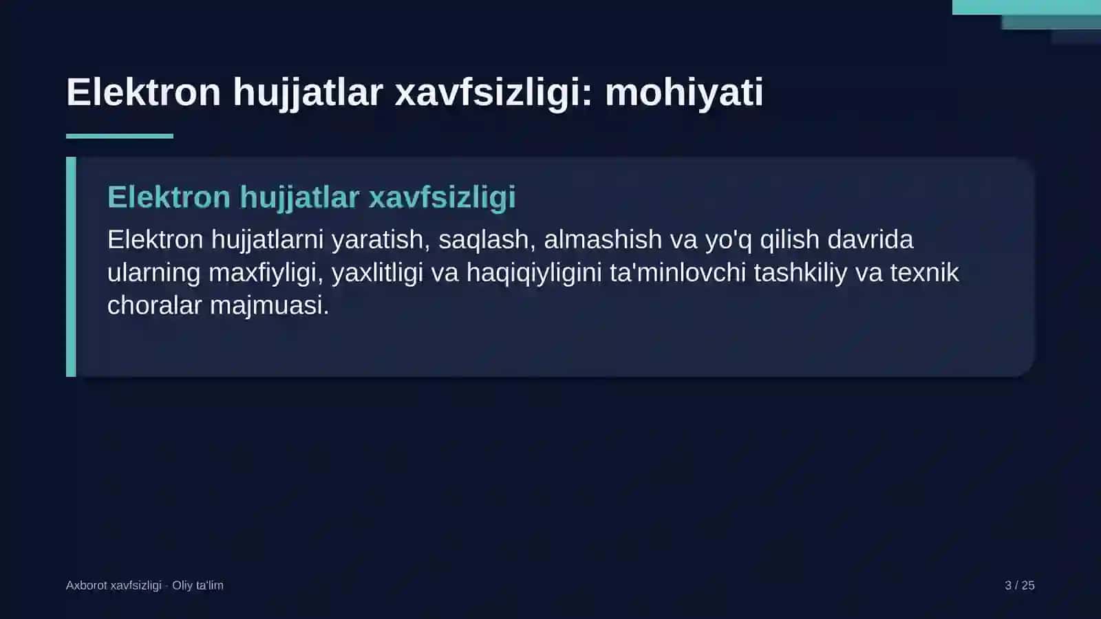 geologiya qidiruv ishlarida elektron hujjatlar xavfsizligi 8193 3
