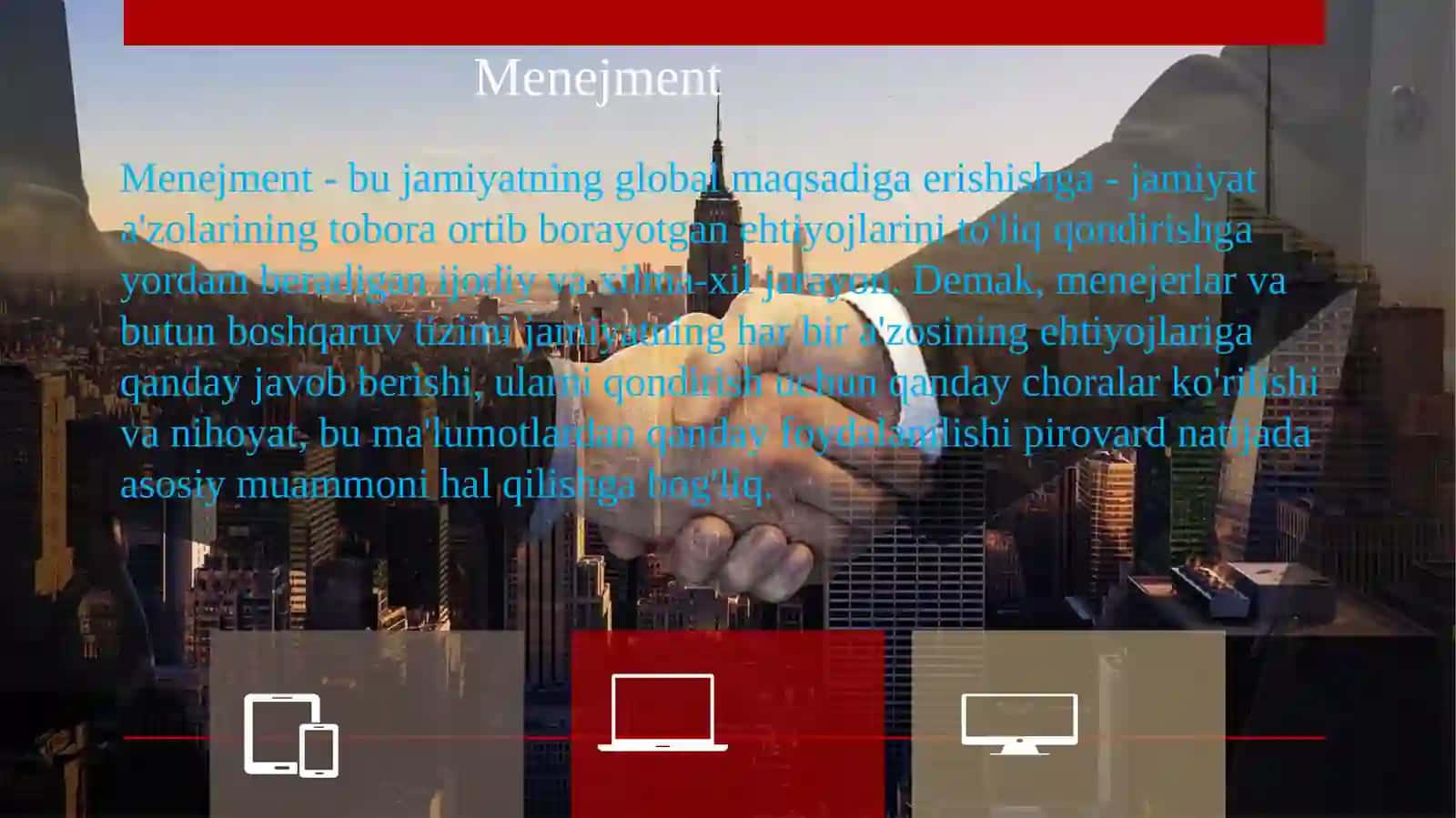 MENEJMENTMADANIYATI VA USLUBI 3