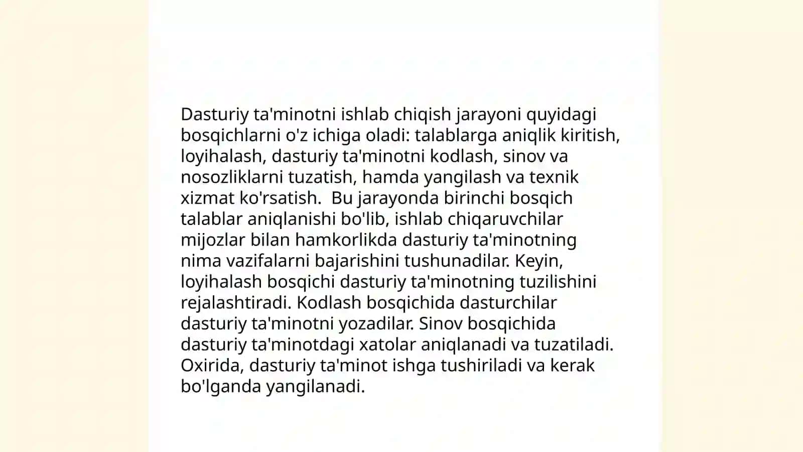 Dasturiy injiniring 3