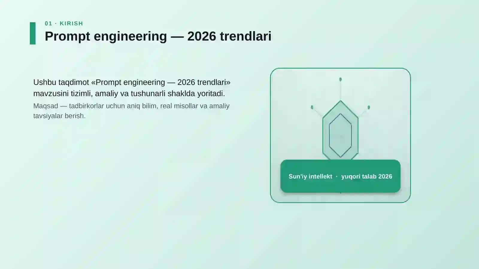 Prompt engineering — 2026 trendlari 3