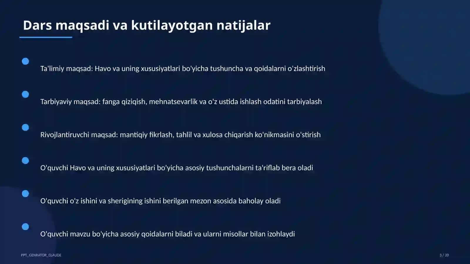 Havo va uning xususiyatlari (2-sinf) 3