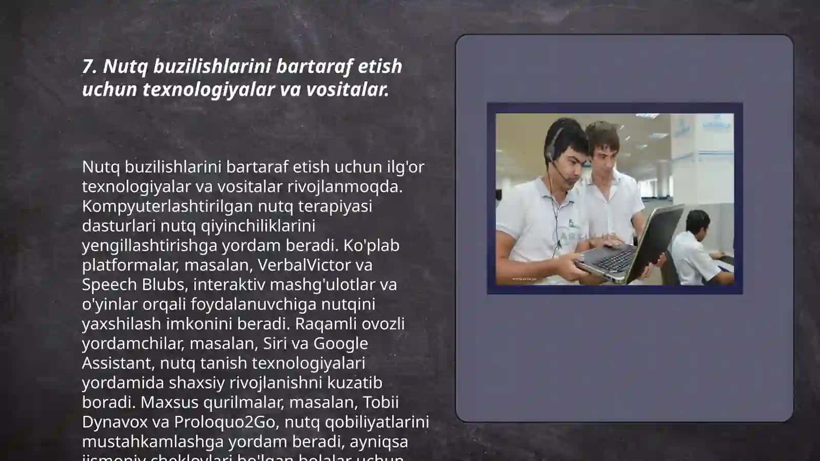 Nutq buzilishlarini aniqlash usullari 3