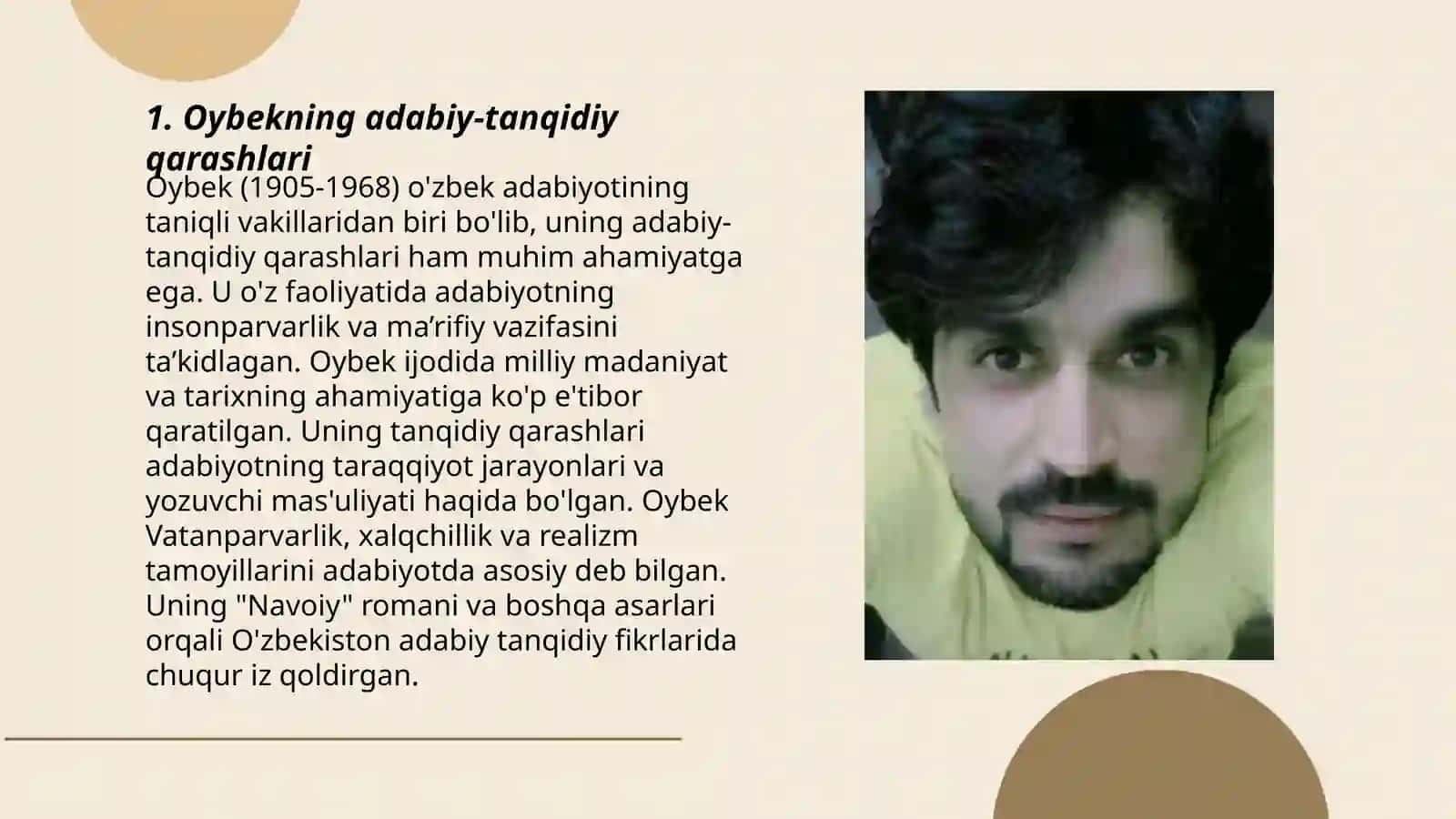 Oybek va Abdulla Qahhor adabiy-tanqidiy qarashlari 3