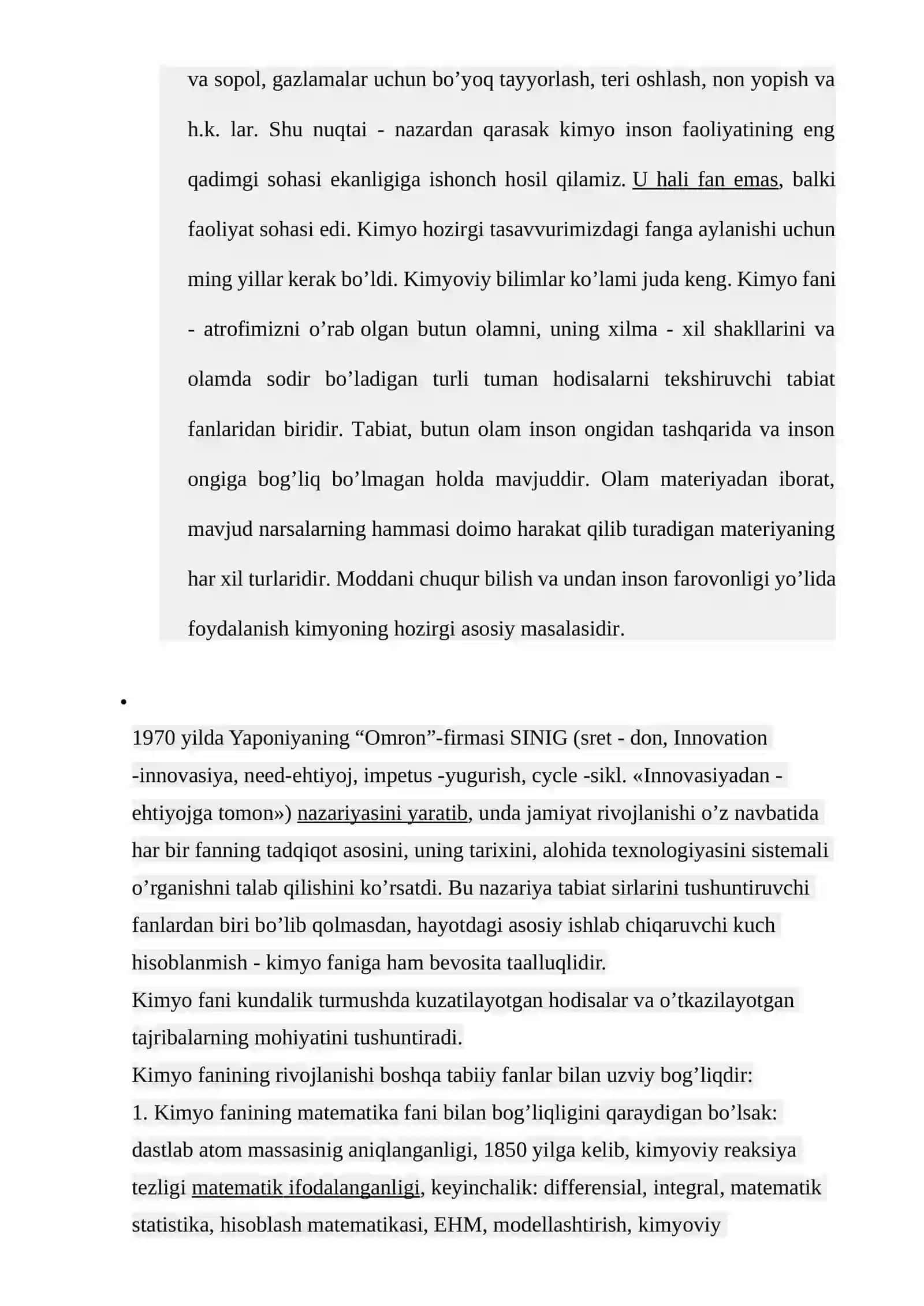 Fizikaviy kimyo fanini zamonaviy tahlil usullarini o'rgatish 3