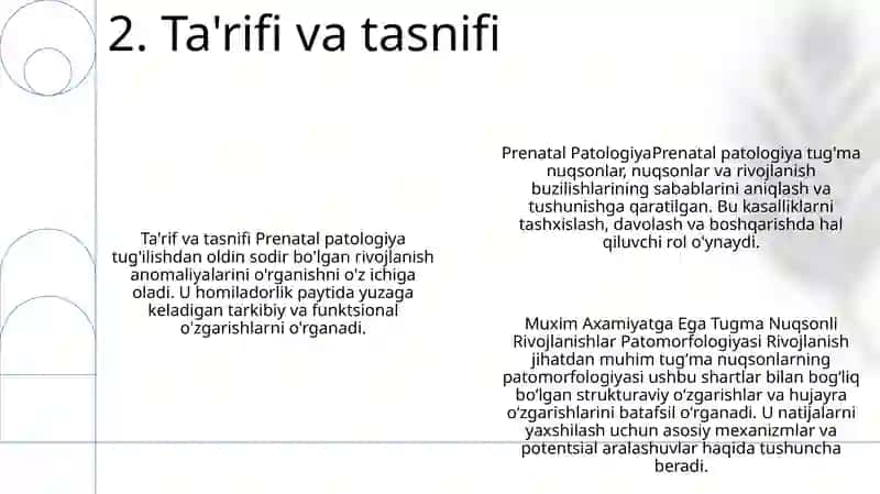 Muxim Axamiyatga Ega Tugma Nuqsonli Rivojlanishlar Patomorfologiyasi 3