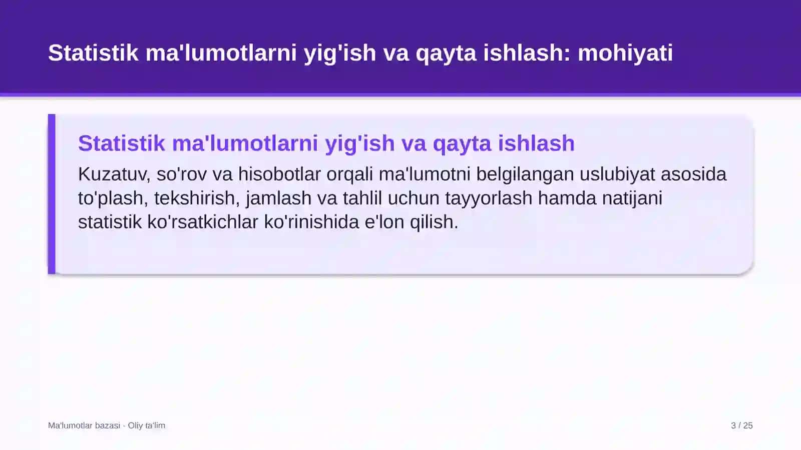 tog' kurortlarida statistik ma'lumotlarni yig'ish va qayta ishlash 4712 3