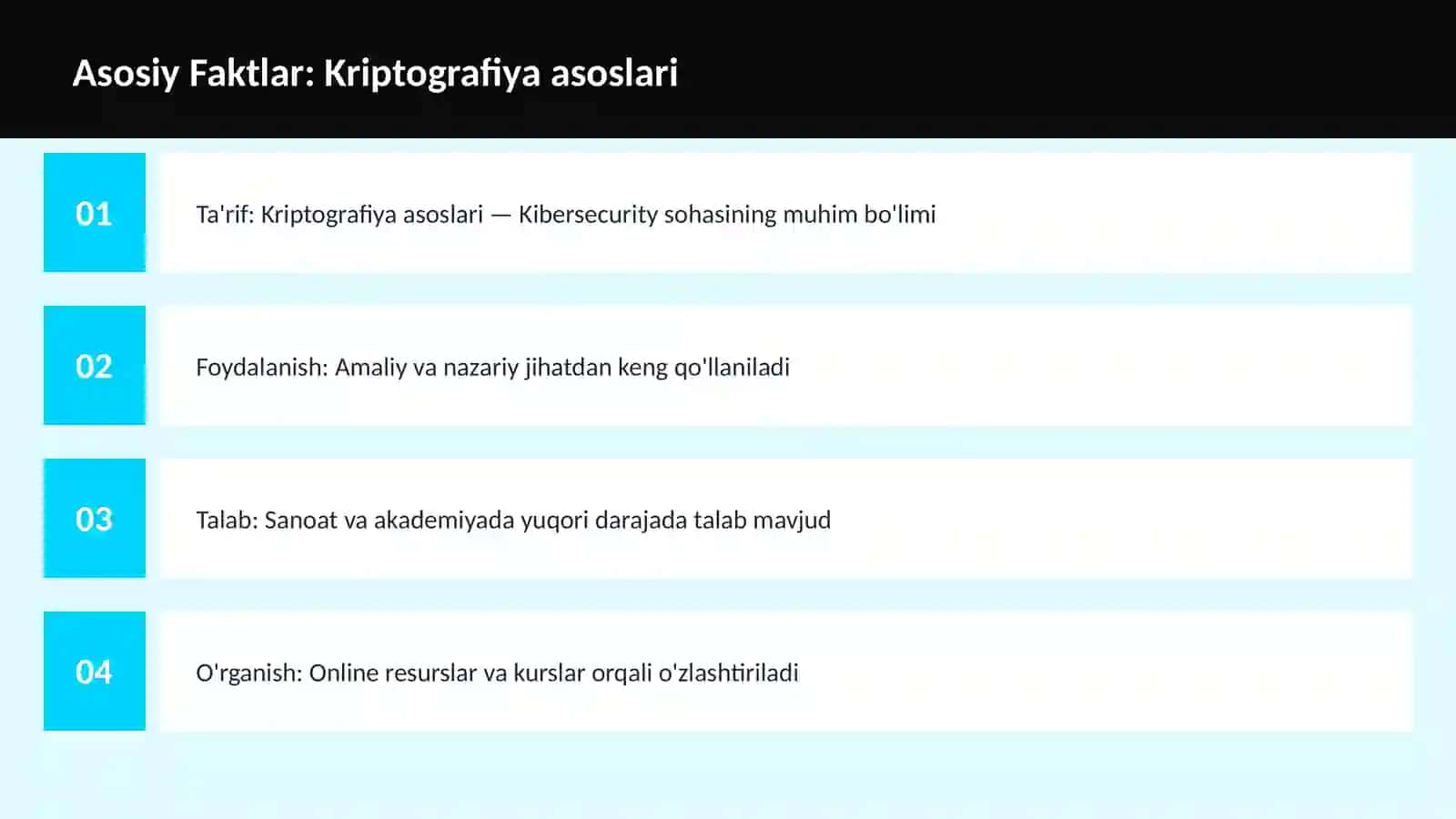 Kriptografiya asoslari 3