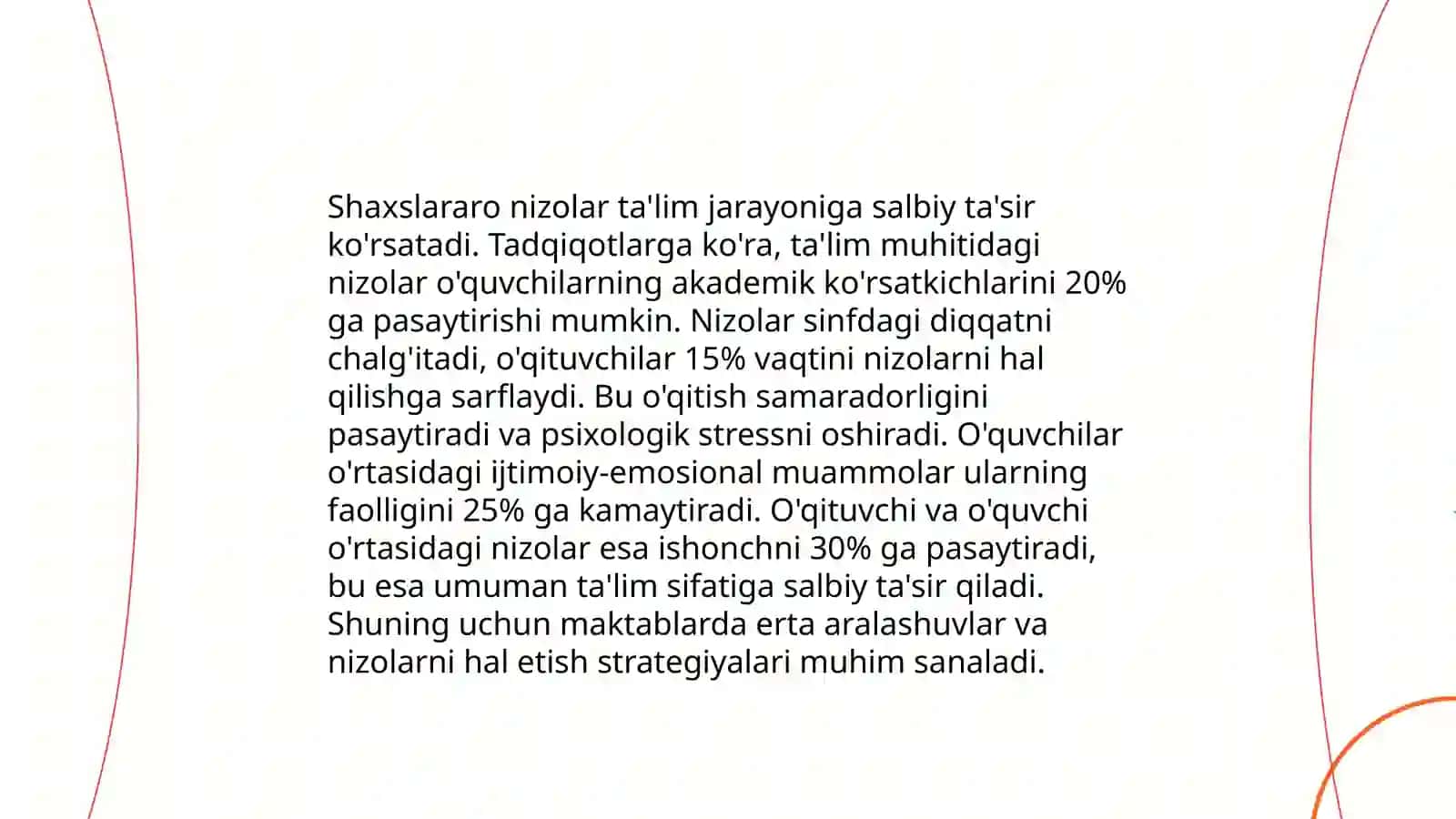 Shaxslararo nizolar ta'limning sharti va omili sifatida 3