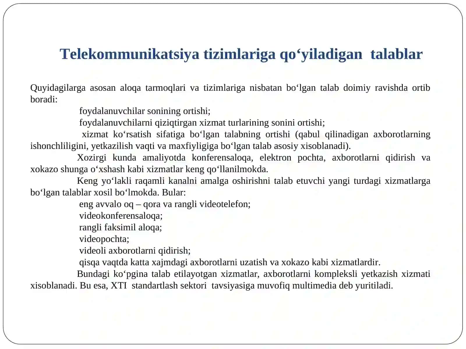 TELEKOMMUNIKATSIYA TIZIMLARIDA AXBOROT XAVFSIZLIGI TA’MINLASH 3