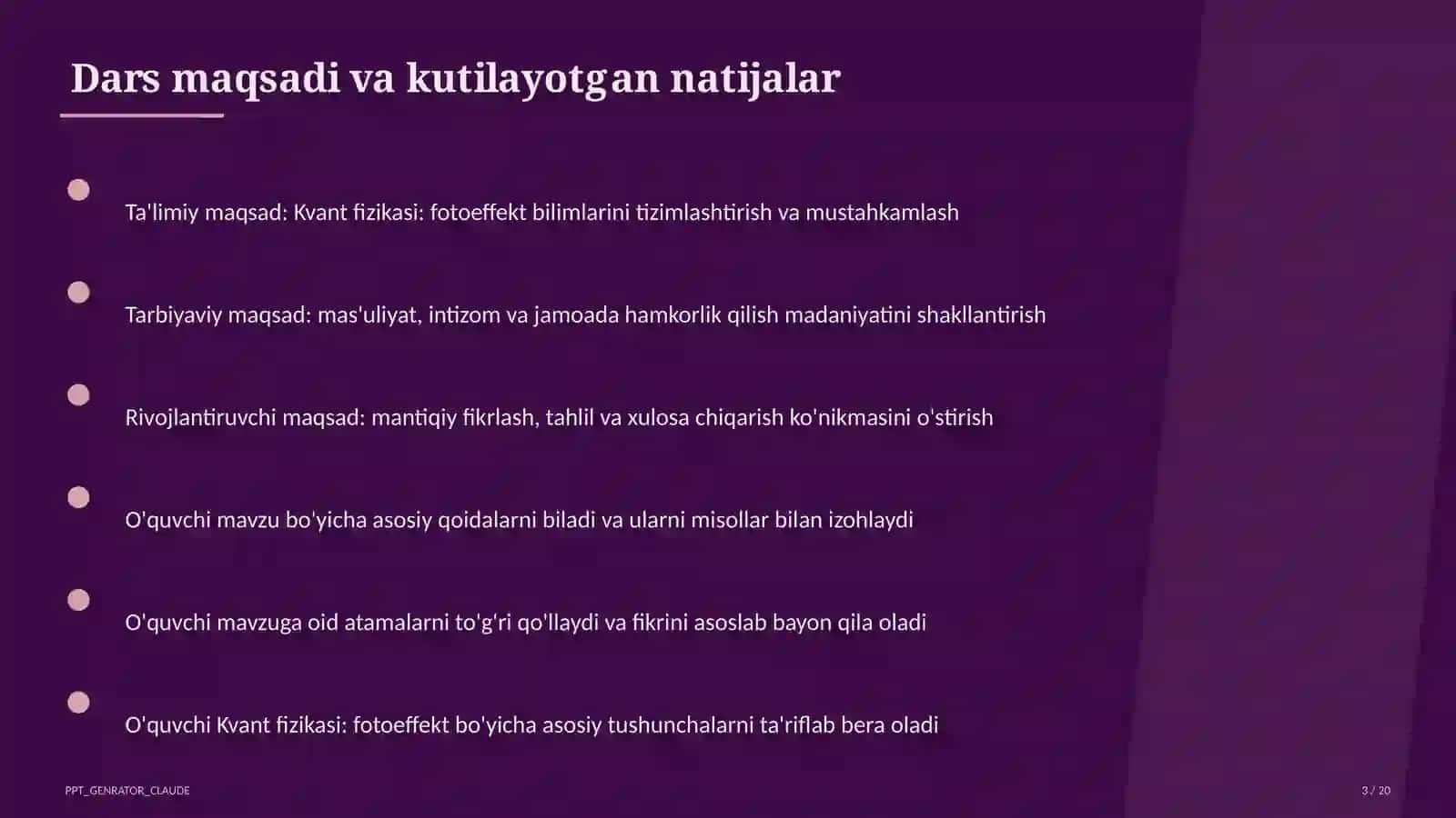 Kvant fizikasi: fotoeffekt (11-sinf) 3