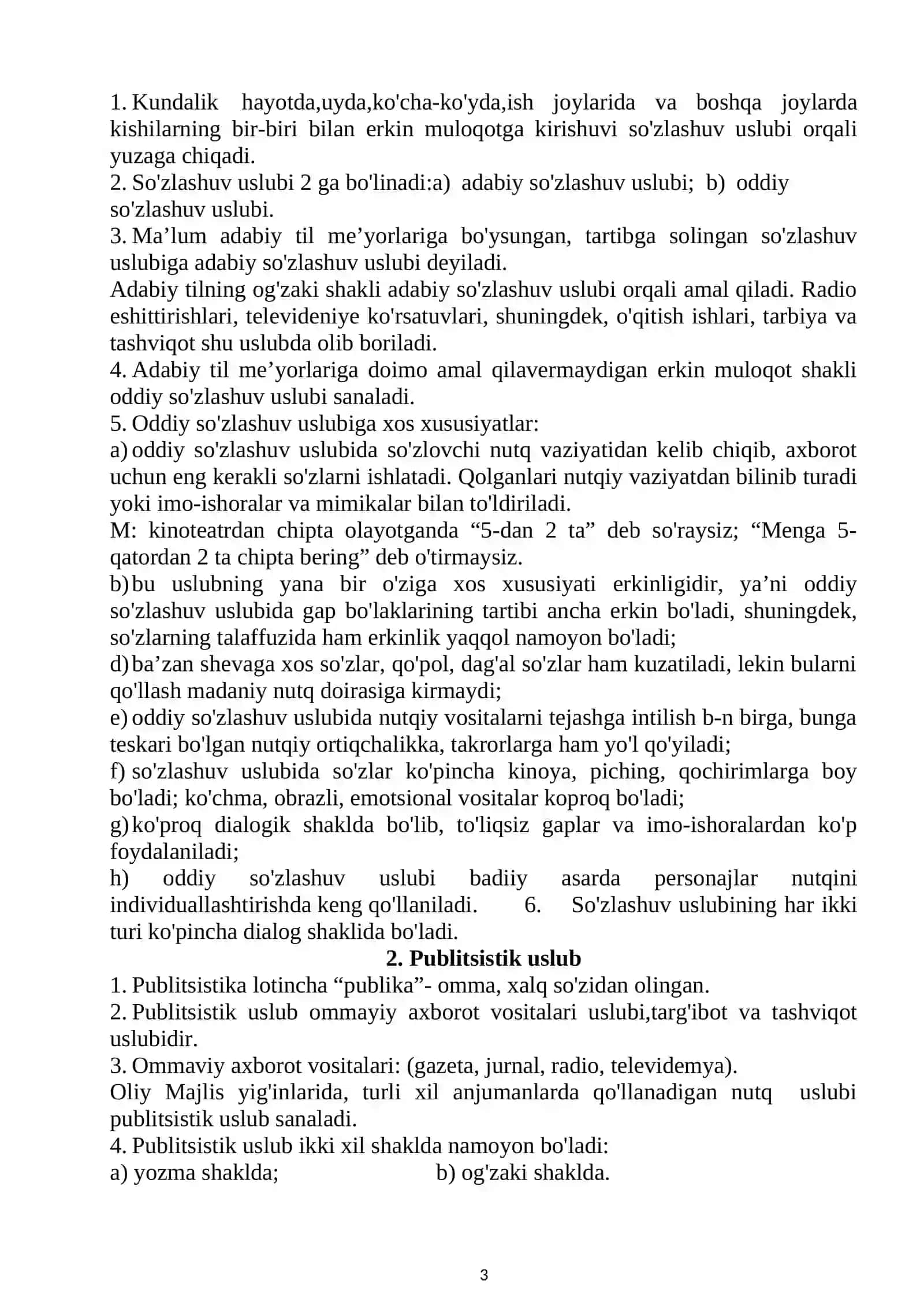 Nutq uslublari 3
