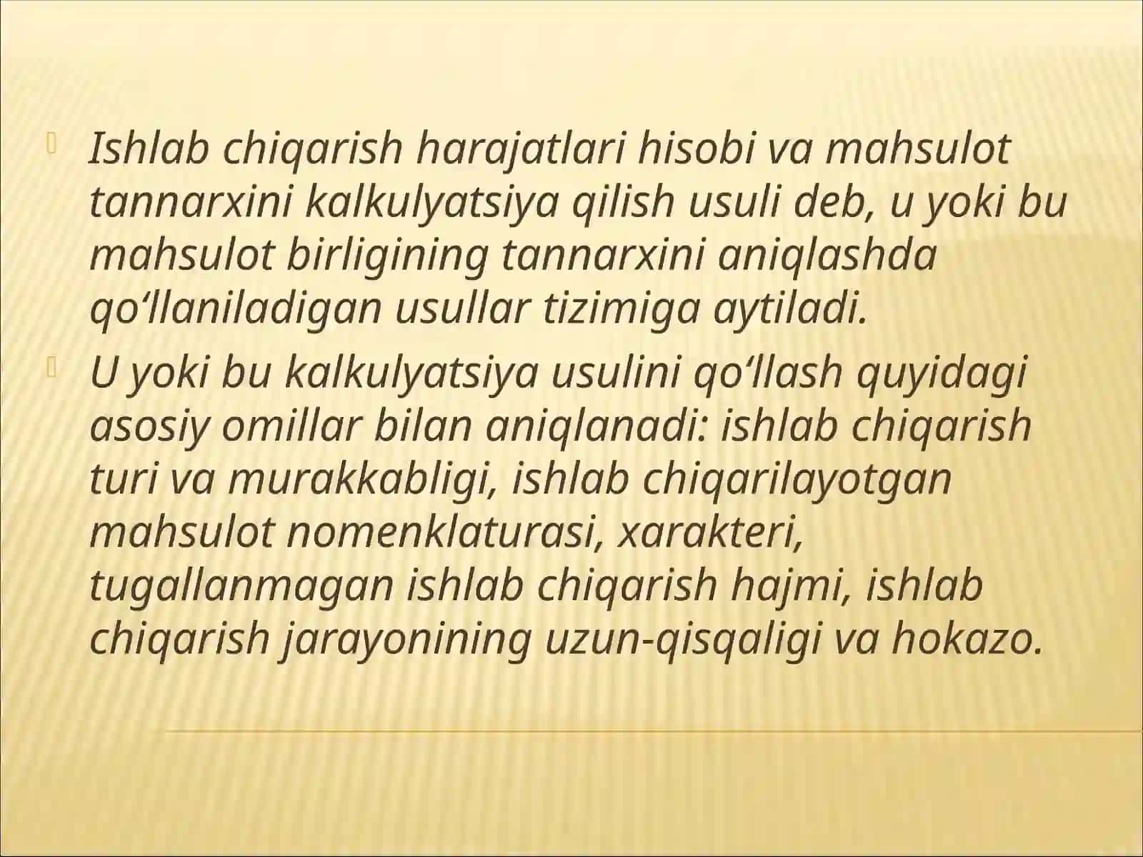 TANNARX KALKULYASIYASI 3