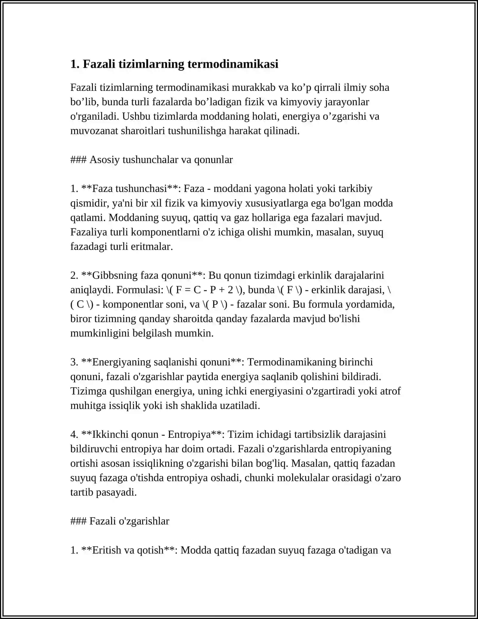 KIMYOVIY TEXNOLOGIYADA FAZALI TIZMALARINI OʻRGANISH 3