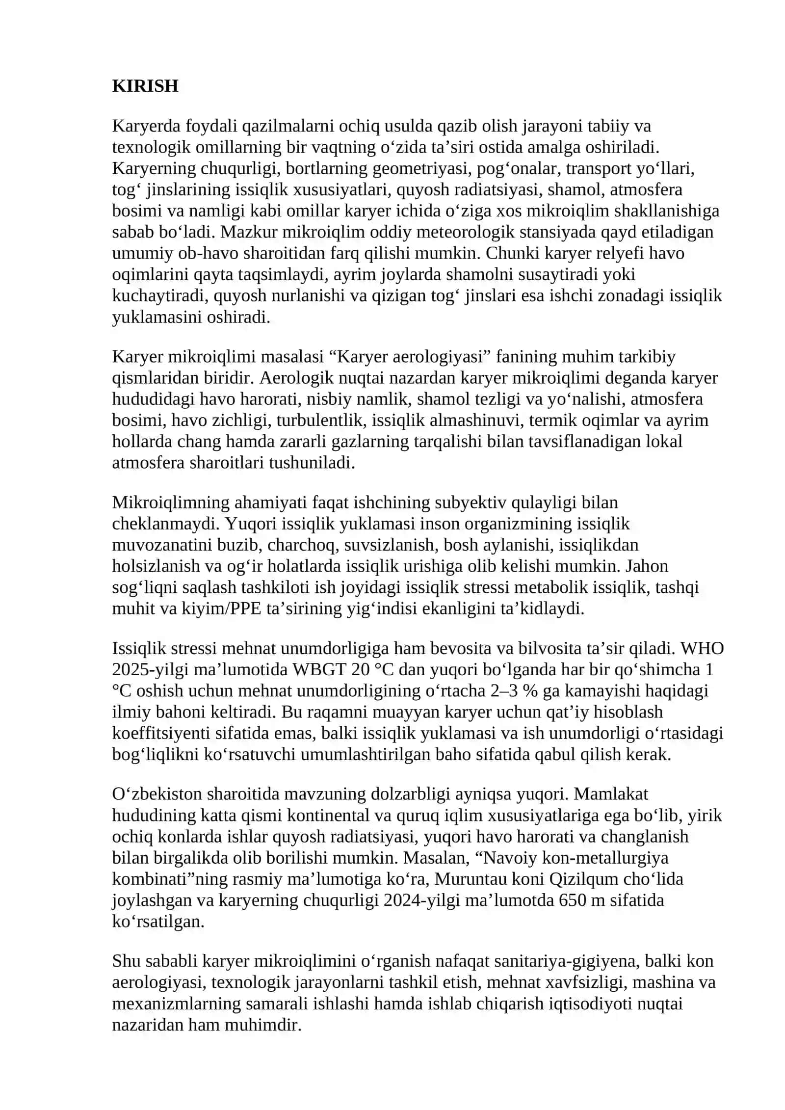 KARYER MIKROIQLIMI VA UNING KONCHILAR MEHNAT UNUMDORLIGIGA TA’SIRI 3