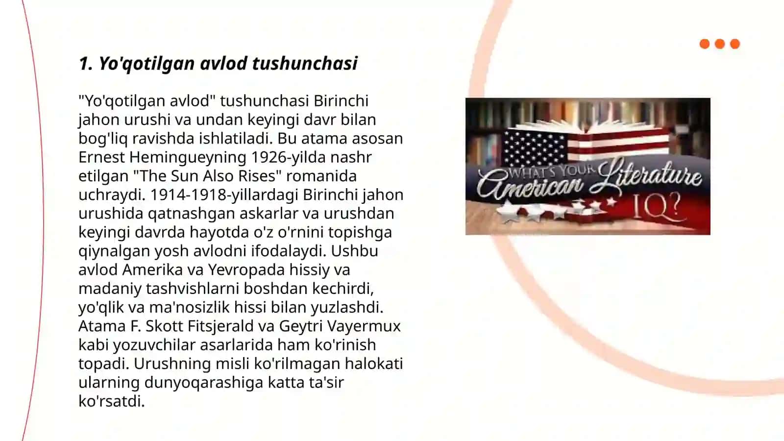 Yo'qotilgan avlod 3