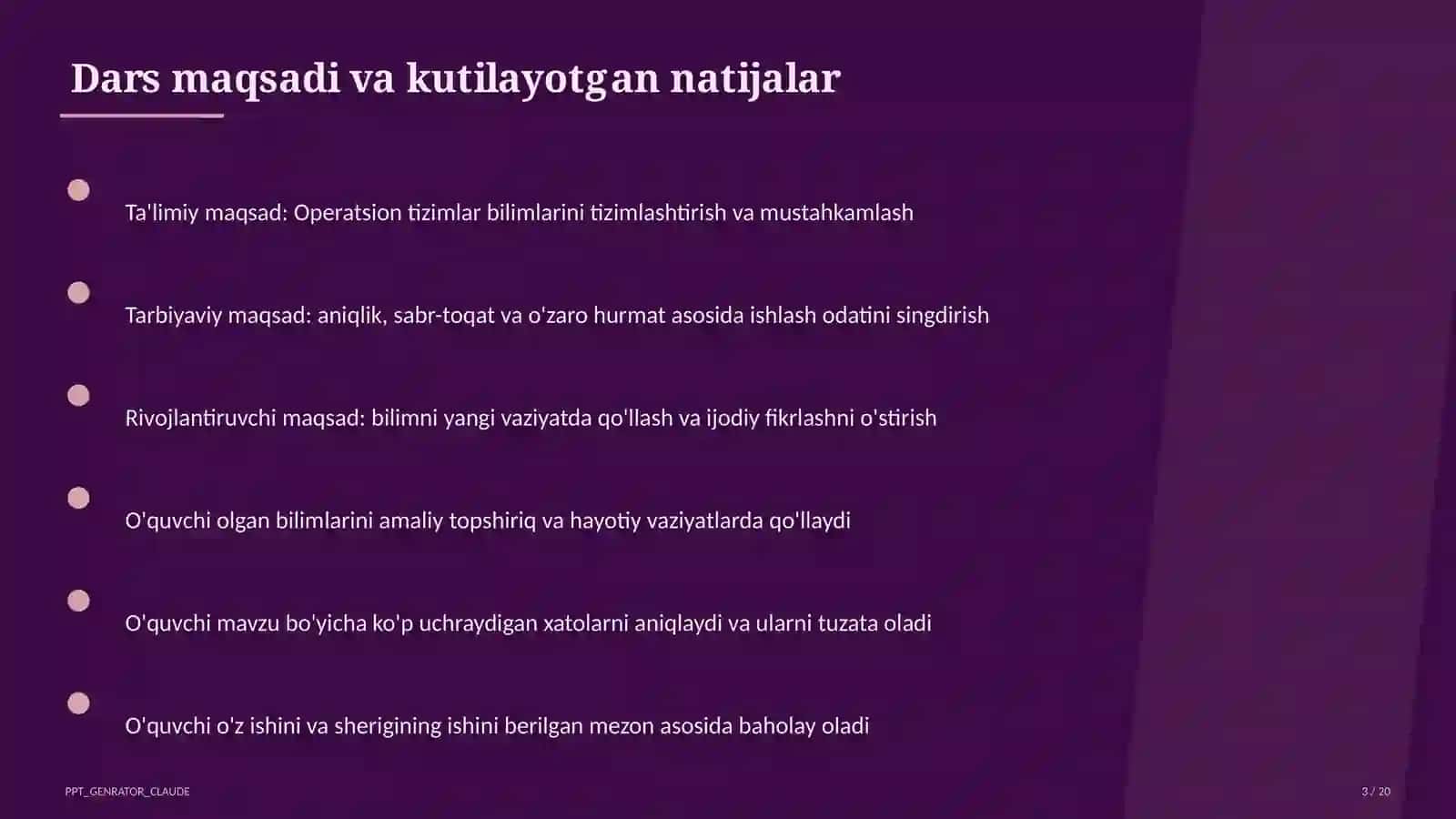 Operatsion tizimlar (6-sinf) 3