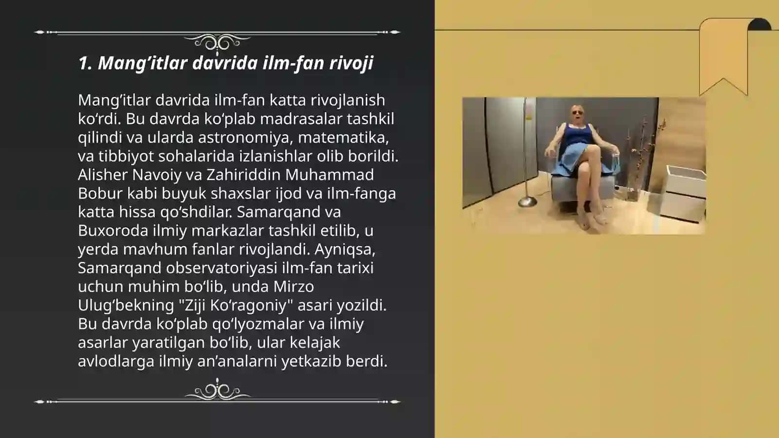 Mang’itlar davrida ilm-fan va madaniyat 3