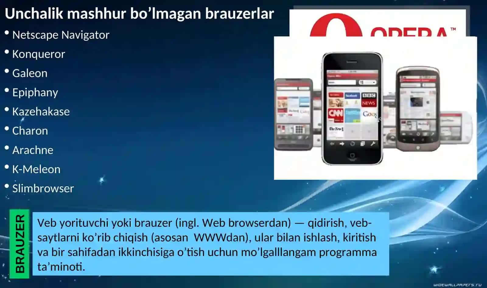 Internetda ishlashni ta’minlovchi programmalar 3