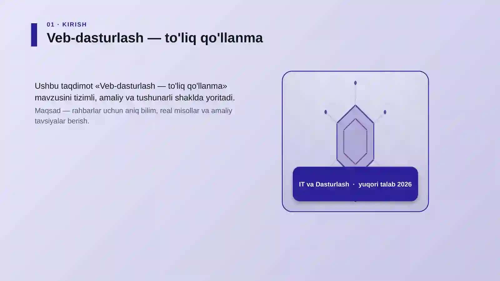 Veb-dasturlash — to'liq qo'llanma 3