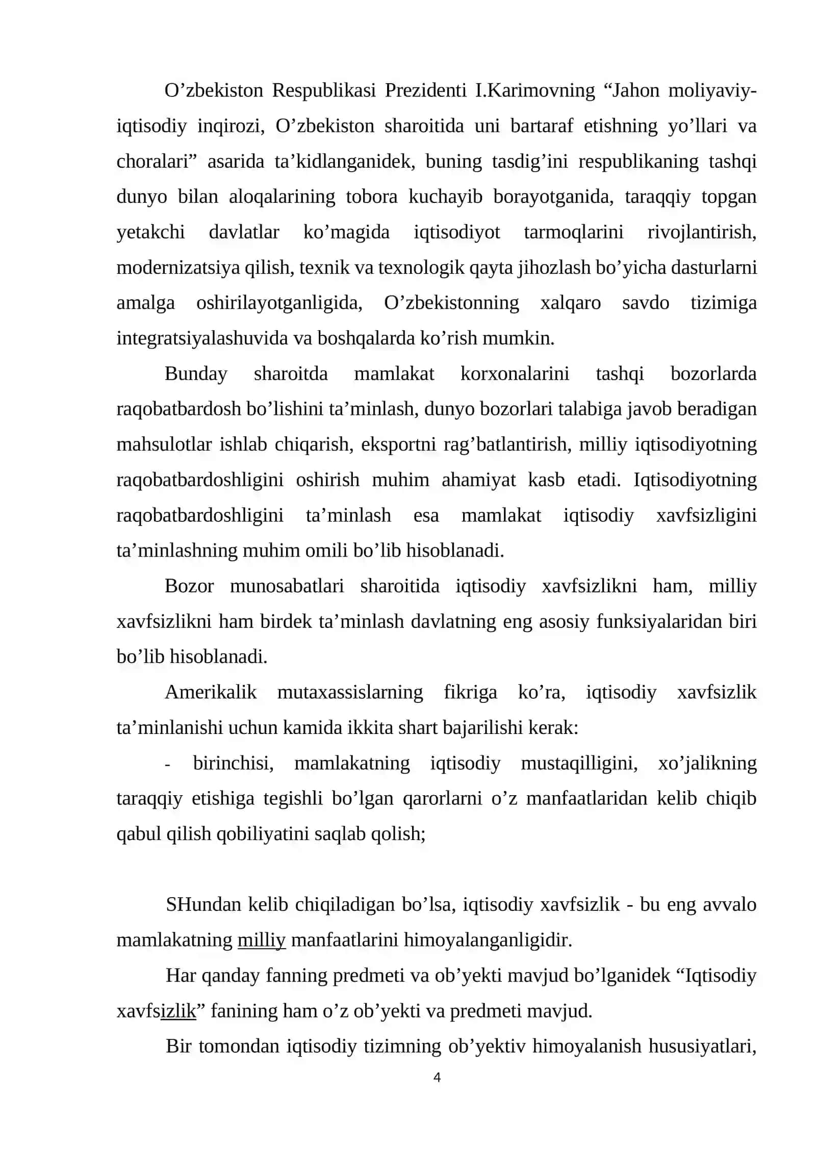 IQTISODIYOTNING RAQOBATBARDOSHLIGINI OSHIRISH SHAROITIDA SANOAT KORXONALARINING MOLIYAVIY BARQARORLIGINI TA’MINLASH YO‘NALISHLARI 3