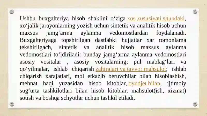 Buxgalteriyahisobining memorial-order shakli 3