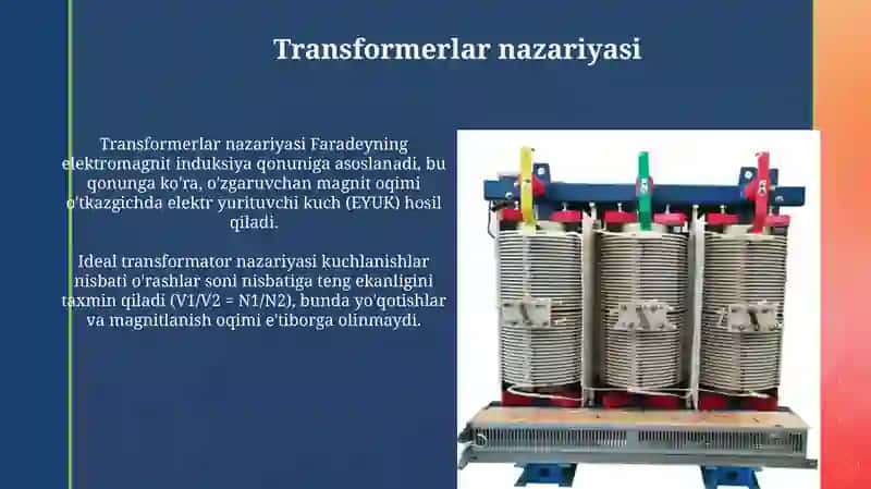 Transformerlar: Nazariya, Ishlash va Turlari 3