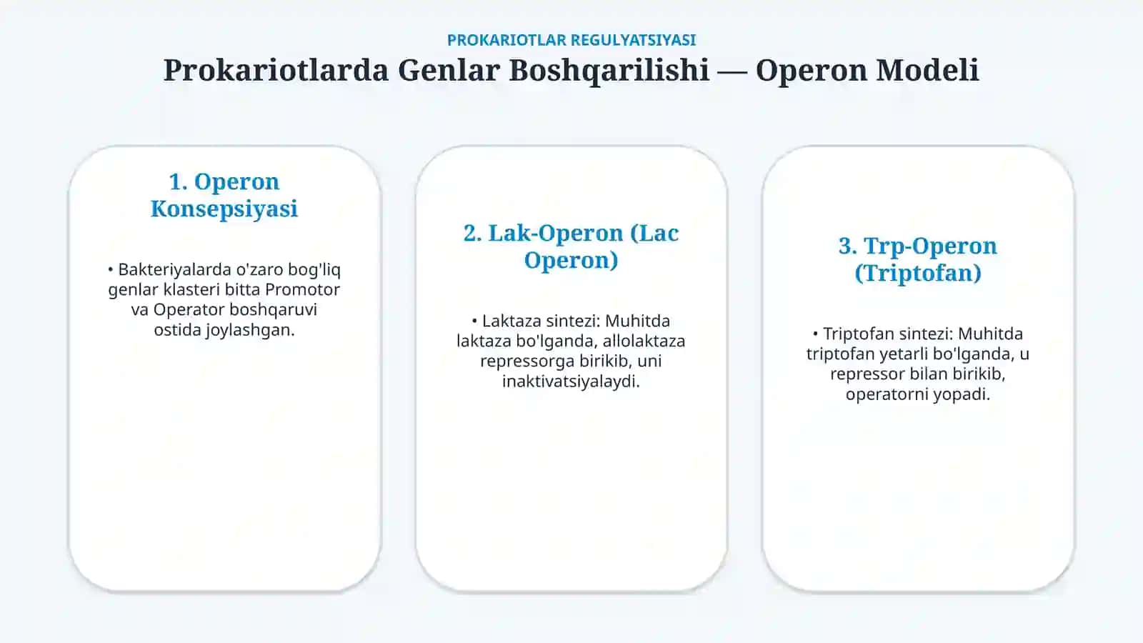 Genlar ta’sirining boshqarilishi va hujayra differensirovkasi — 15 slayd 3