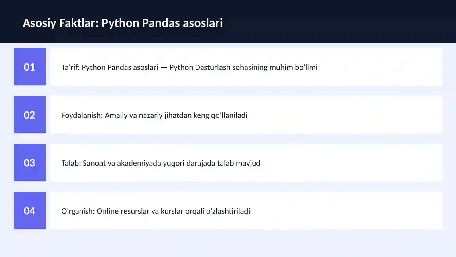 Python Pandas asoslari 3