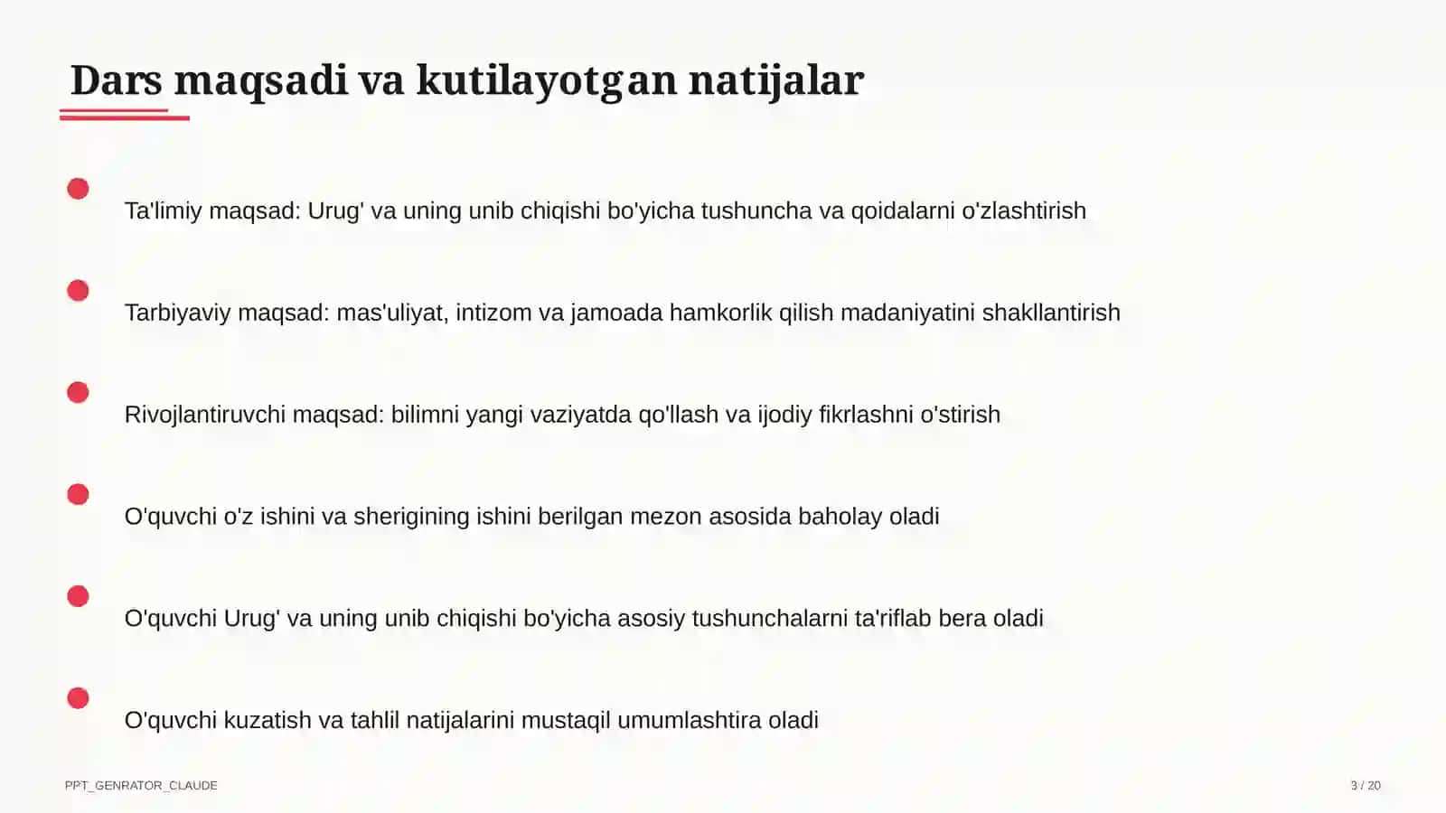 Urug' va uning unib chiqishi (5-sinf) 3