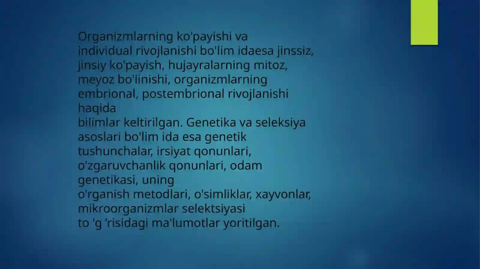 Bilogiya (Sitologiya va genetika asoslari) o'qitish metodikasi xusussiy Masalalari - jumladan "Sitologiya asoslari "mavzusini o'rganish 3