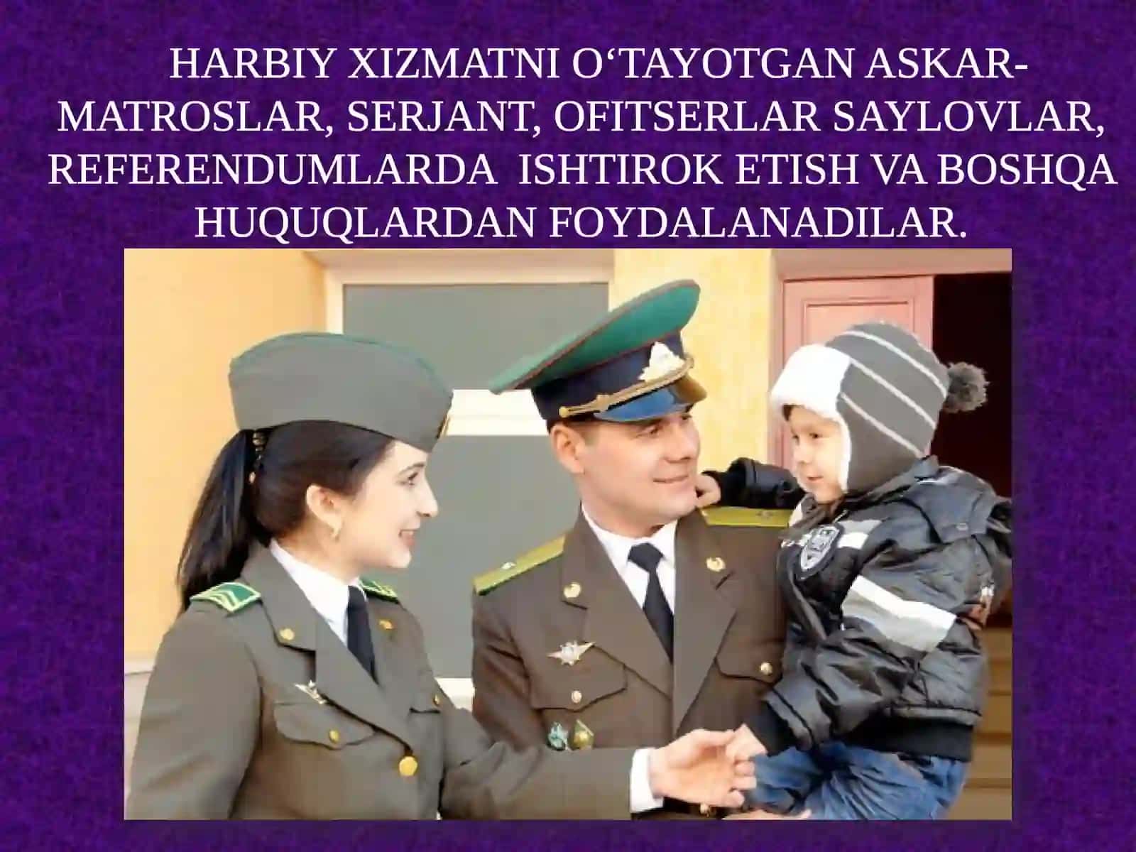 MUDDATLI HARBIY XIZMATCHILARGA BERILADIGAN IMTIYOZLAR 3