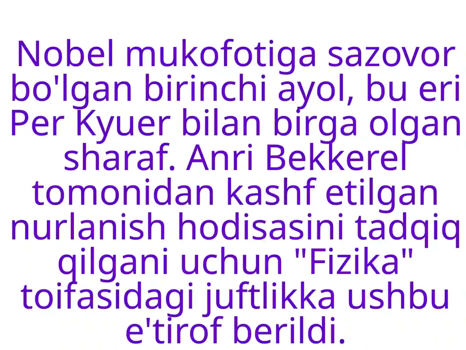 M.Kyurining   kimyoviy  kashfiyoti.  Radiy  birikmalarining  xossalari 3