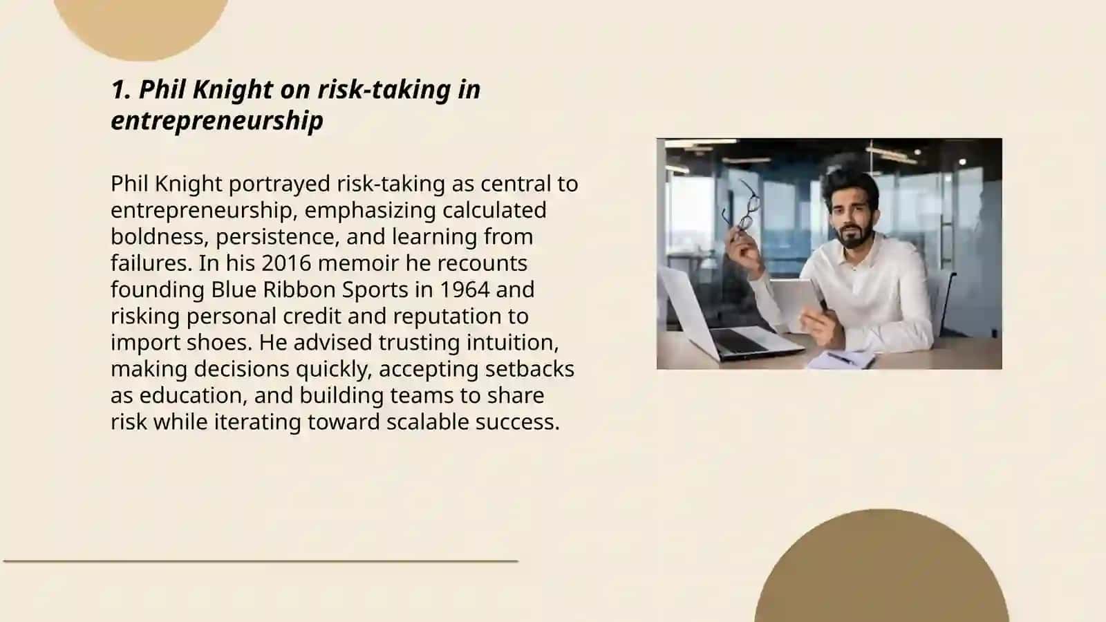 Phil Knight on Risk-Taking in Entrepreneurship 3